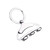 BWR1324 Hanger Shape Zinc Alloy Keychain