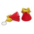 MOR2004 Christmas Red Bell Shape PU Stress Reliver