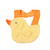 BWB1162 Cute Animal Baby Bandana Bibs With Duck Shaped