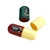HOM3011 Capsule Shape ABS Pill Box with Alarm Timer