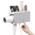 HOM2228 Perforated Wall Mounted Hair Dryer And Cosmetic Storage Rack