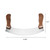 HOM2234 Double Edged Double Handle Nougat Knife