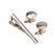 CLO2024 Exquisite Business Men Tie & Cuff Clips Kit