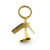 HOM3199 Hairdressing Scissors Hair Dryer Comb Keychain