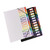 OFF3056 Portable 12 Pages A4 PP Classification Folder