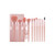 MOR3221 Pink Makeup Brushes Set
