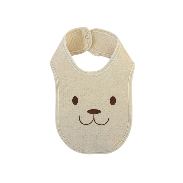 BWB1229 Bear Design Bib with Snap