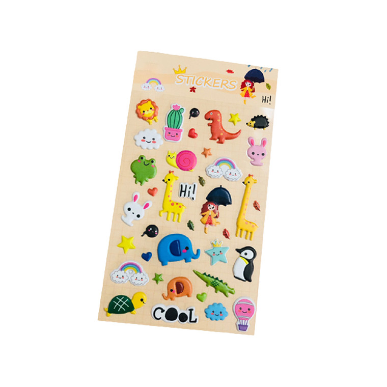 MOR3705 Puffy Stickers