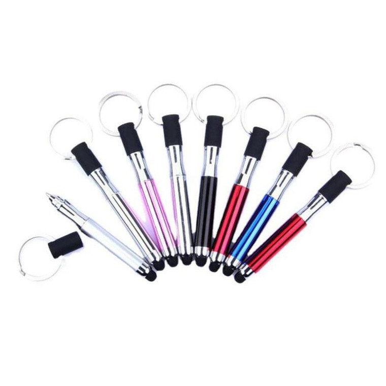 OFF3079 Capacitive Stylus Ballpoint Pen Keychain