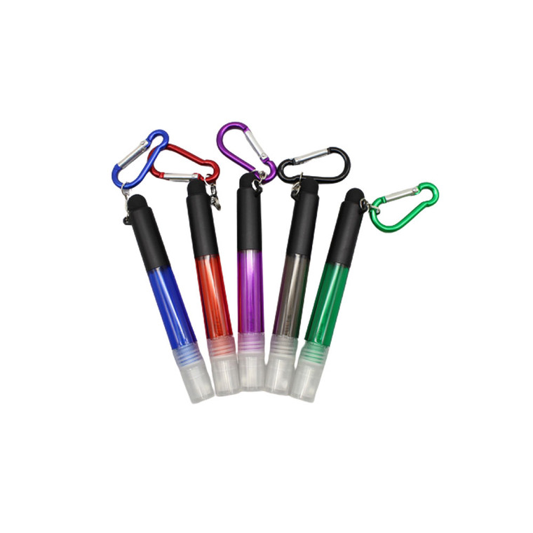 OFF3083 Stylus Keychain with Carabiner and Spray