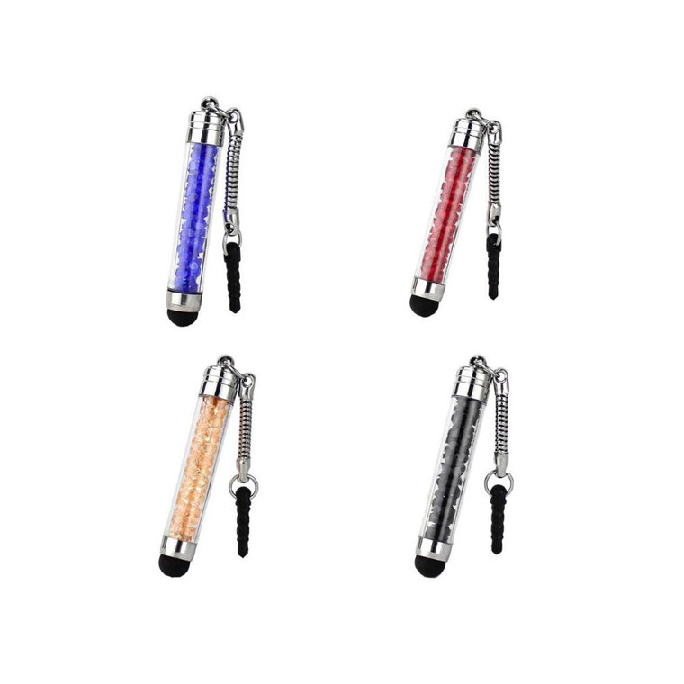 OFF3074 Rhinestone Color Stylus Keychain