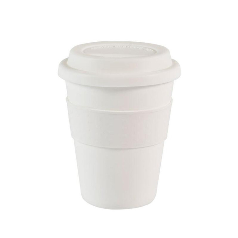 SPO3284 Single Layer PP Coffee Cup with Silicone Lid