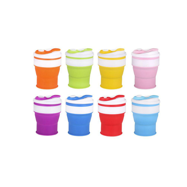HOM3265 11oz Foldable Silicone Mug