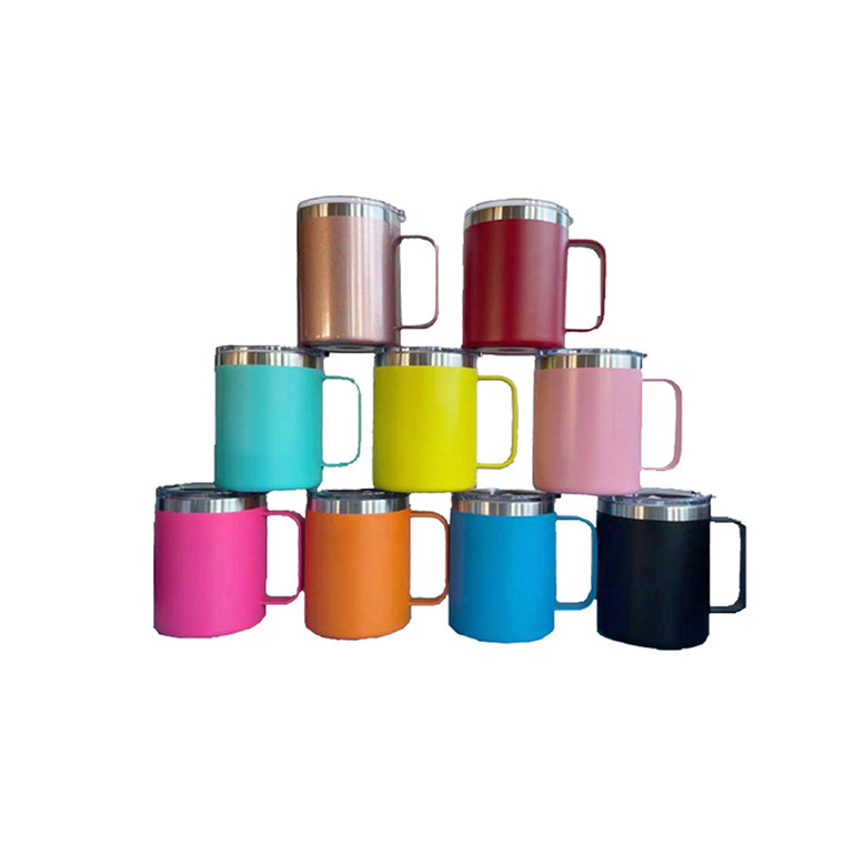 HOM3621 Stainless Steel Mug with Handle