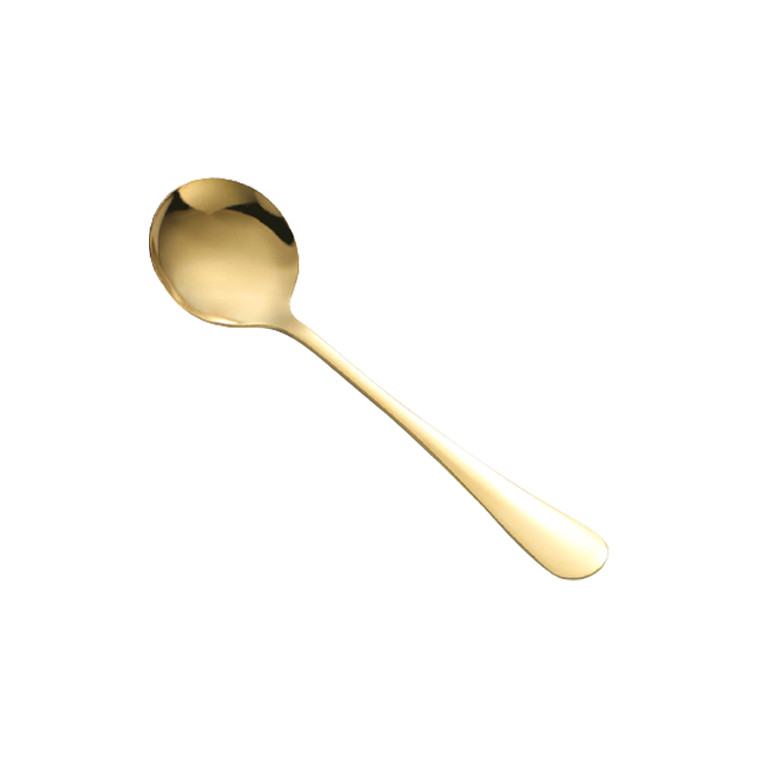 HOM3484 Stainless Steel Round Spoon with Long Handle