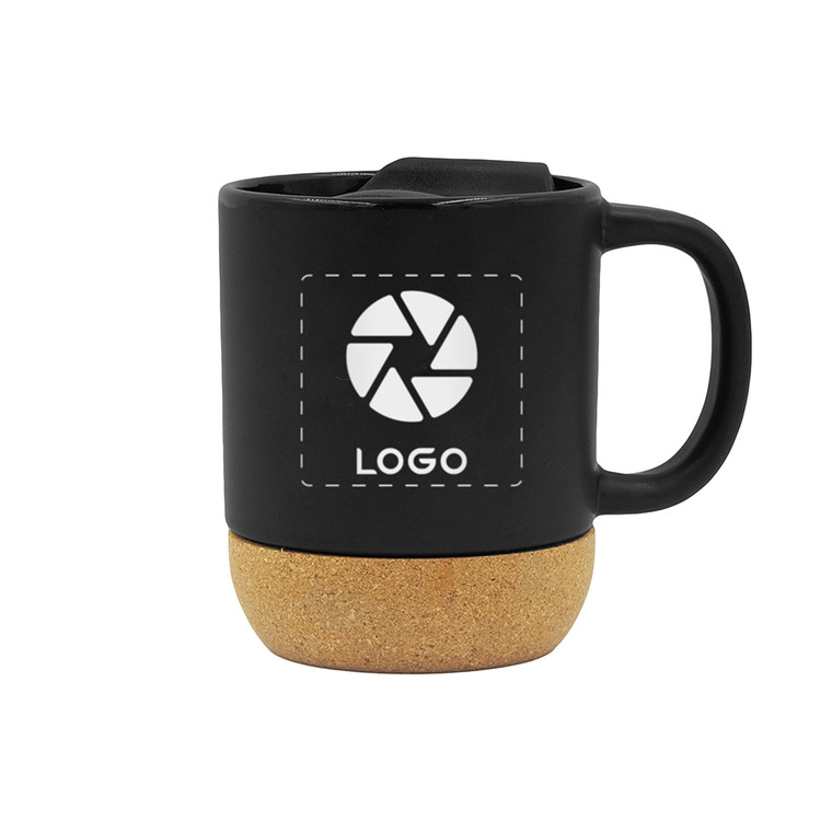 HOM3847 Ceramic Mug with Cork Base
