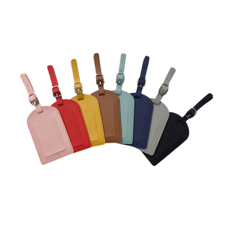 SPO4059 Leather Luggage Tag