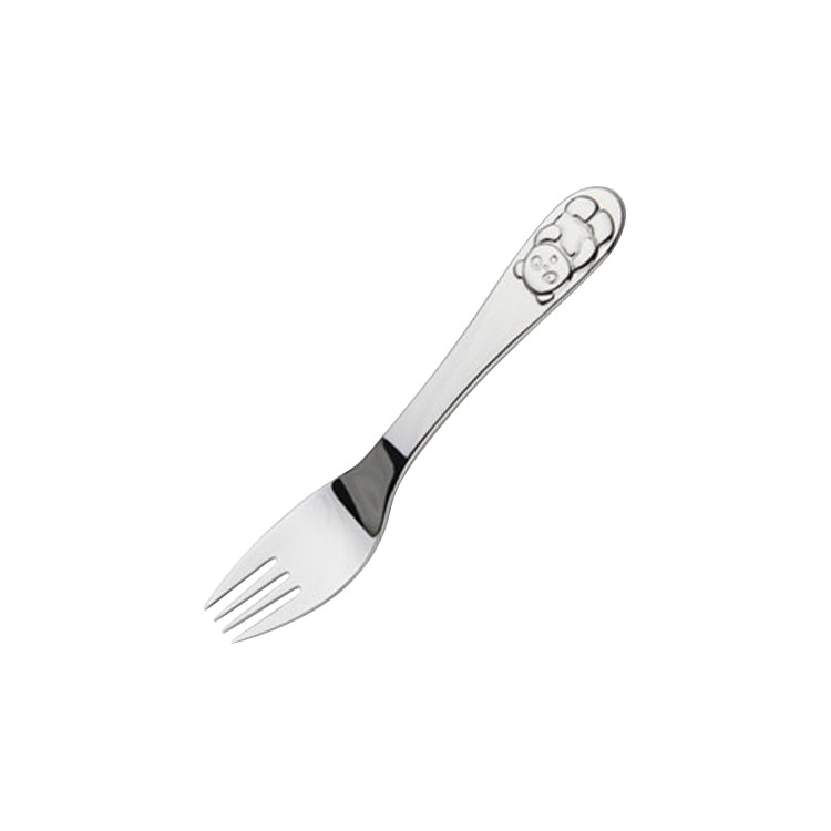 BWS1145 Bear Pattern Handle Stainless Steel Fork