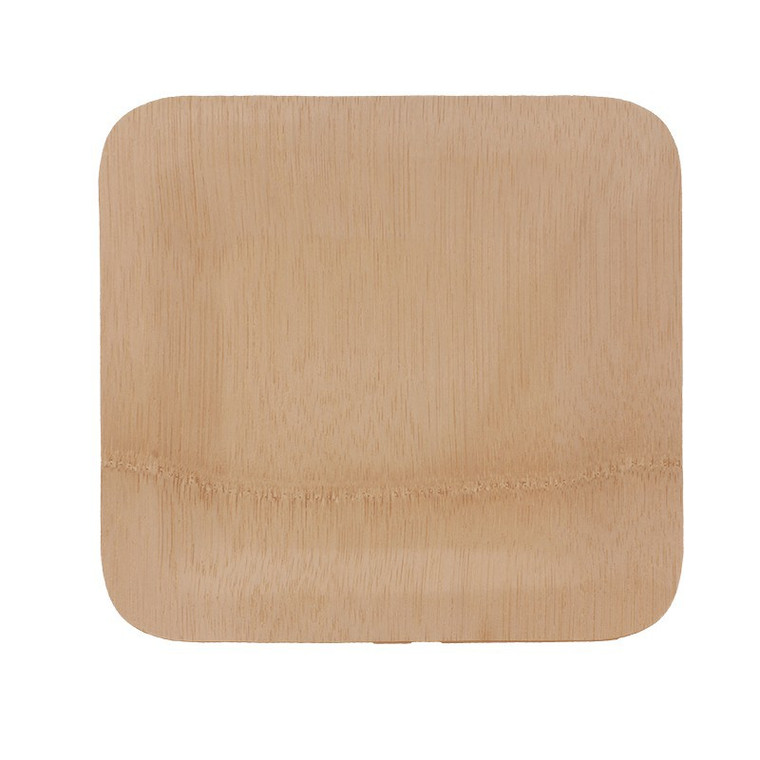MOR5009 Bamboo Veneer 9-inch Disposable Eco Plate