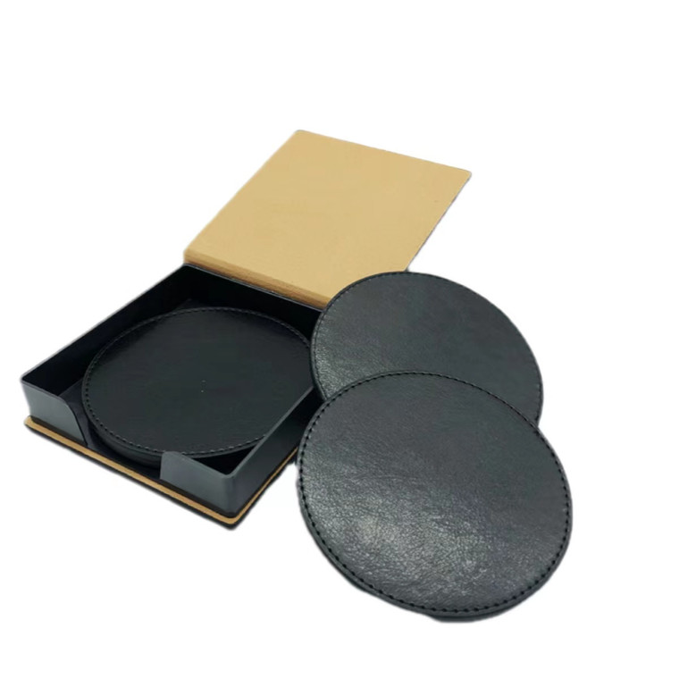 HOM4156 PU Coaster Set