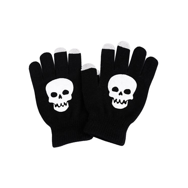 APG1114 Black Knitted Glove with Web