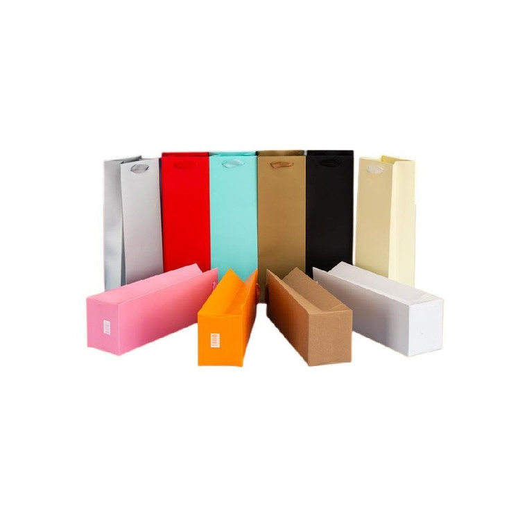 MOR4561 Single Wine Paper Tote Bag