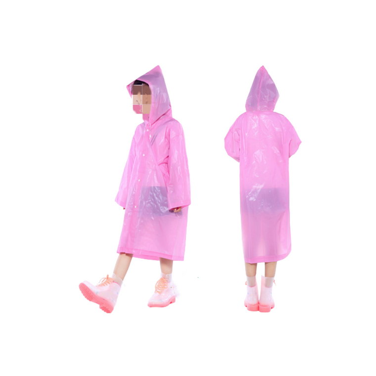 SPO4183 Kids Rain Ponchos Reusable