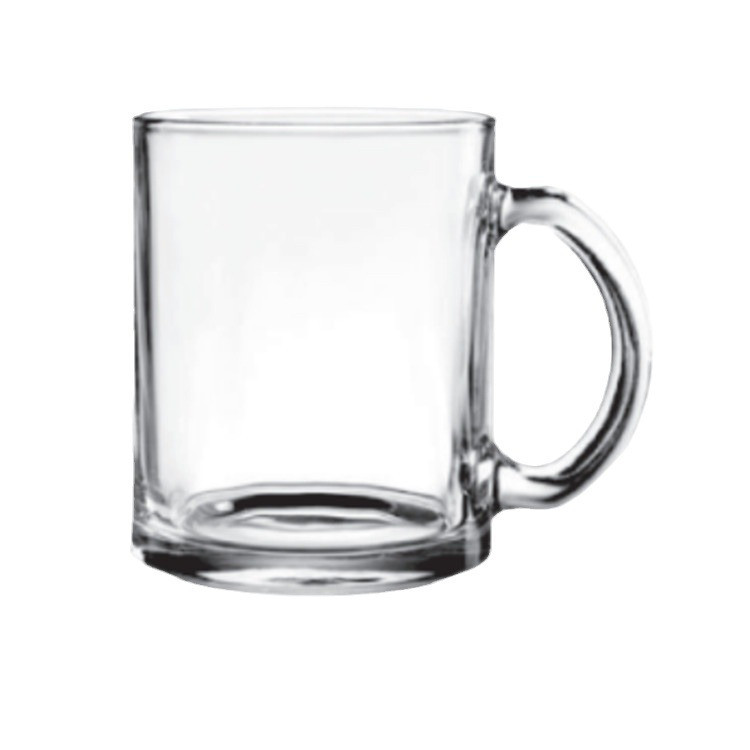 HOM6286SW Clear Glass Coffee Mug