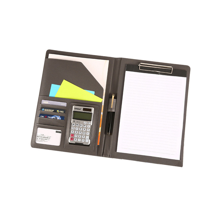 FPD1142 Portable Hard Cover Padfolio with Card Slots