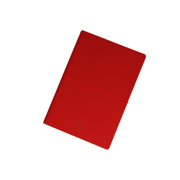 FPN1141 Elastic Strap Notebook with Leather Cover, 7.9''x10.6''