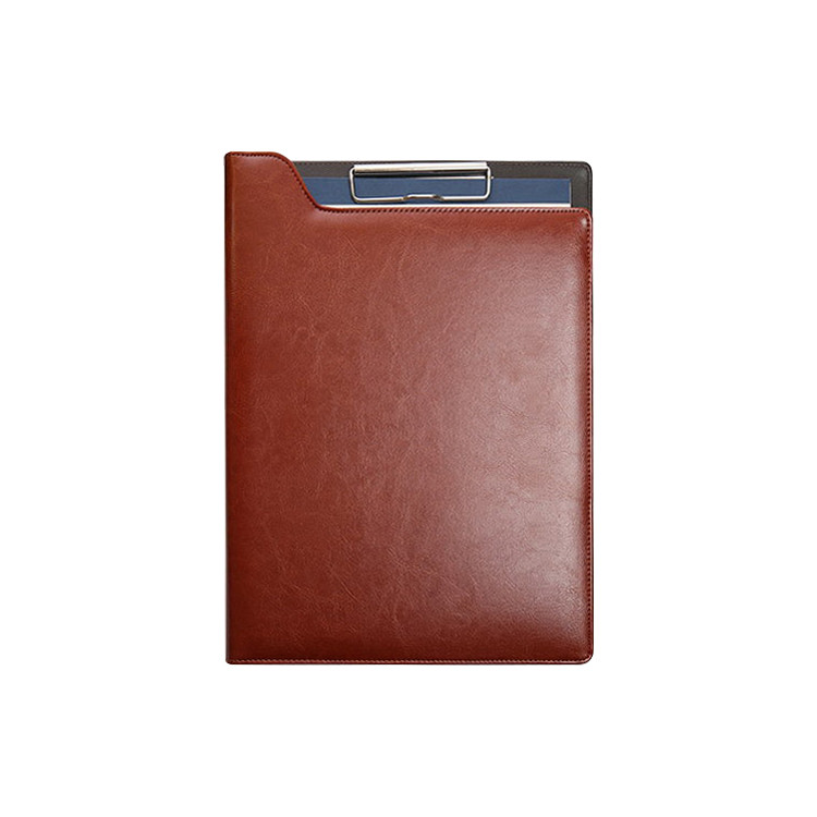 FPD1129 A4 Size Hardcover Leather Notebook Padfolio