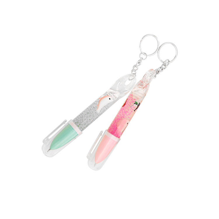 FPP1131 Acrylic Ball Pen with Embedded Mini Crystal Pieces
