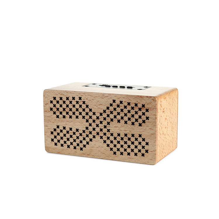 wooden bluetooth stereo speakers