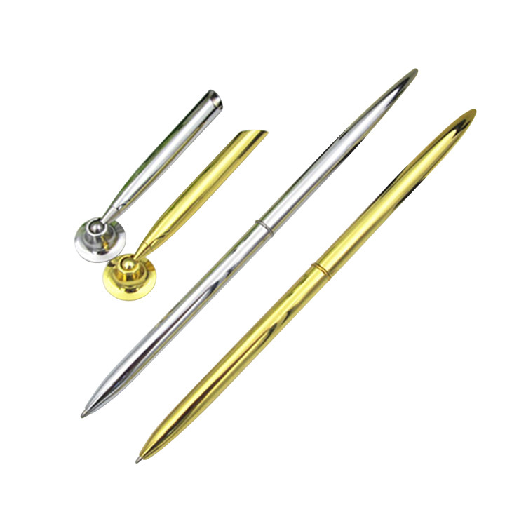 FPP1153 All Metal Constructed Ballpoint Pen with Pen Stand