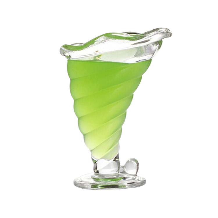 BWG1139 Sea Snail Shape Beverage Glass Cup