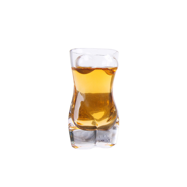 BWG1166 Adult Humor Naked Woman Design Glass