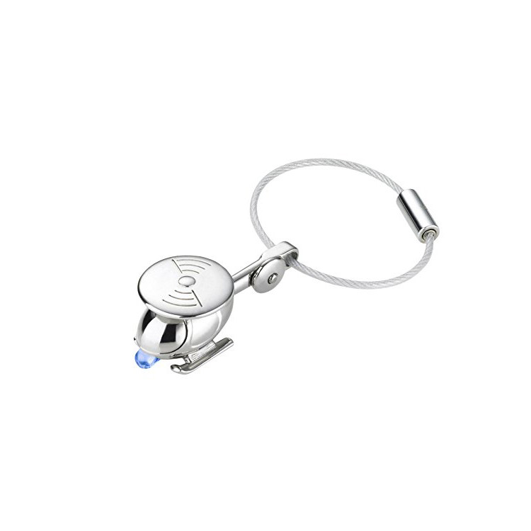 HAK1137 Zinc Alloy Helicopter Shape Key Chain