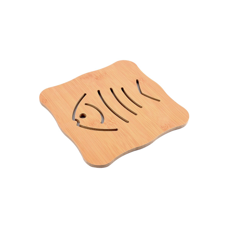 HAD1150 Wooden Kitchenware Hollow Out Design Insulation Mat