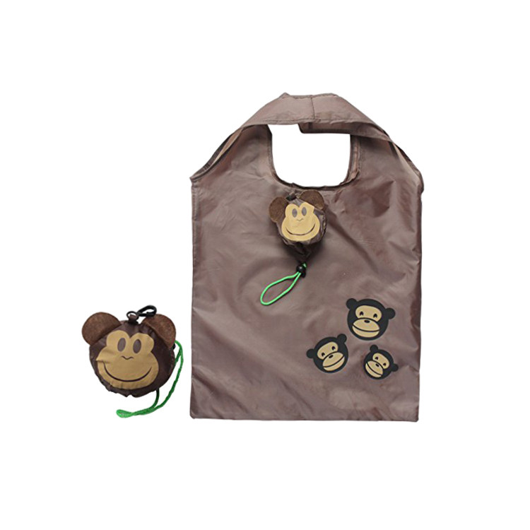 HAS1130 Monkey Designed Foldable Shopping Tote