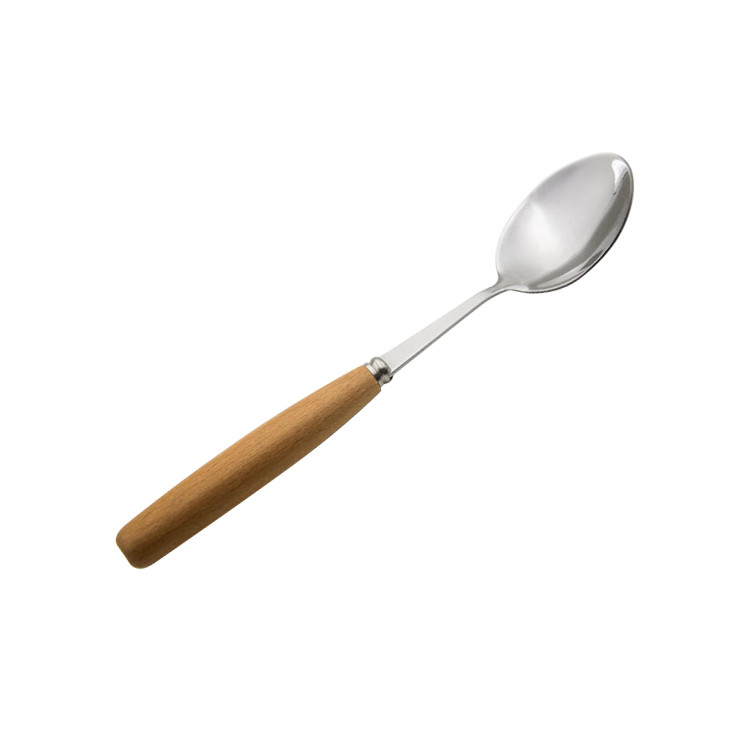 BWS1213 Stainless Steel Spoon with Wooden Handle