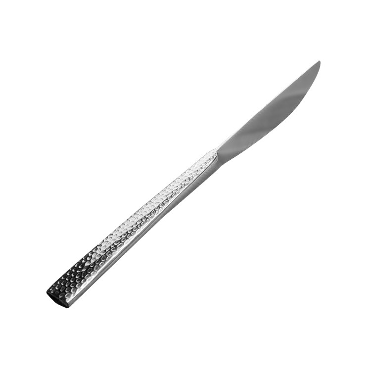 BWS1281 Hammered Dots Dining Knife