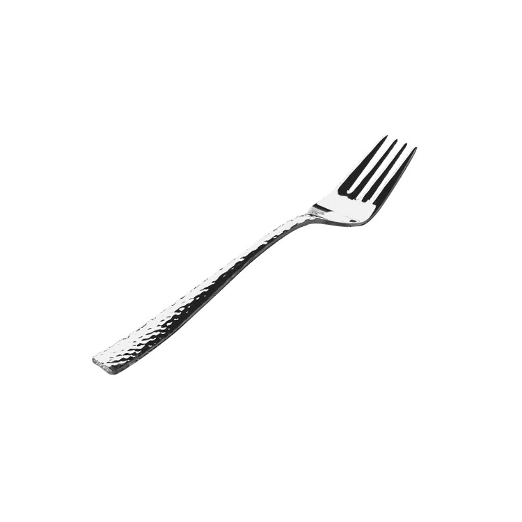 BWS1285 Meat Fork with Hammered Dots Handle