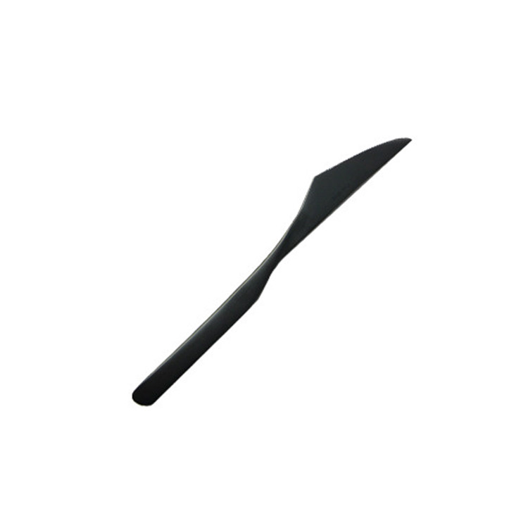 BWS1337 Black Plating Dining Knife