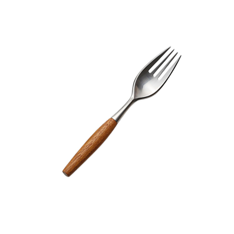 BWS1341 Dining Fork with Wooden Handle