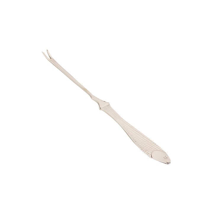BWS1349 Snail Fork with Fish Pressed Handle