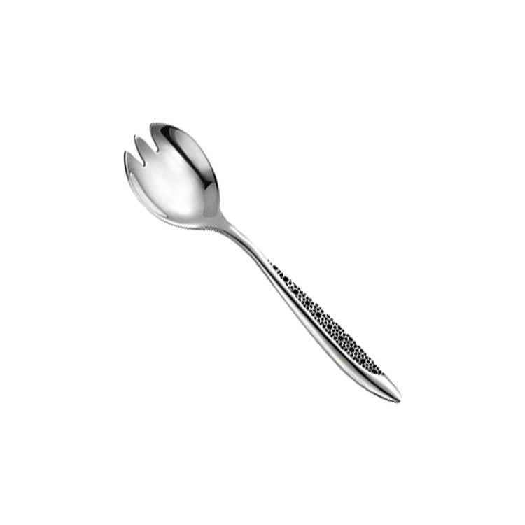 BWS1363 Serving Spork with Snakeskin Handle