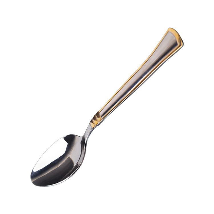 BWS1427 Dining Spoon with Gold Line Bordure, Flatware