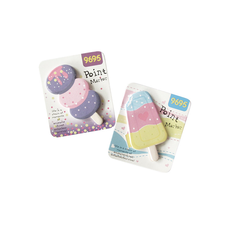 FPS1132 Ice Cream Shaped Sticky Notes