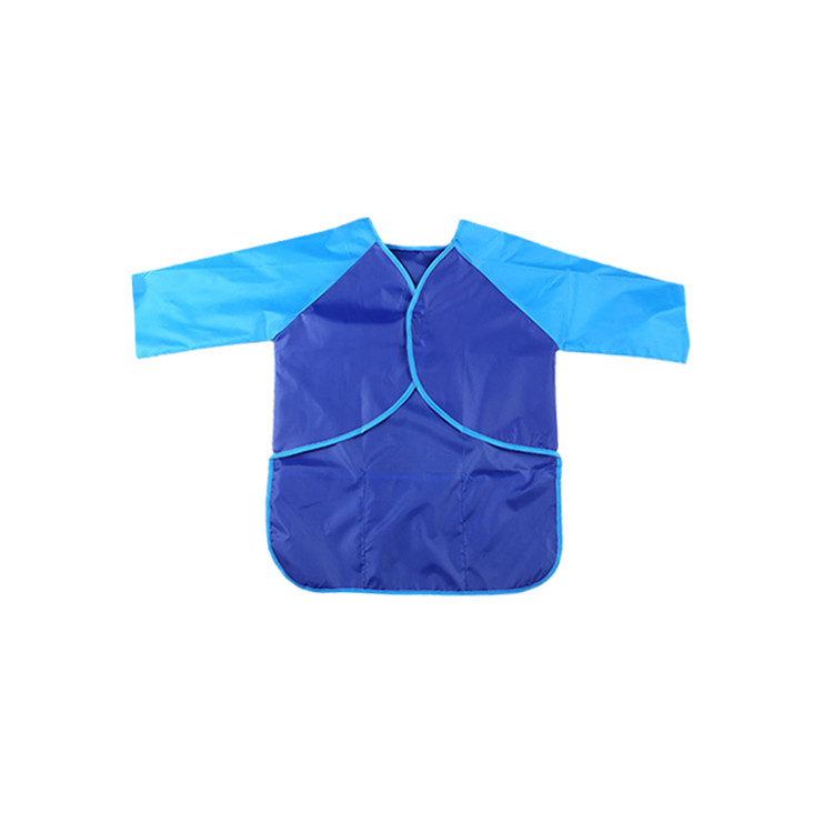 BWB1253 Children's Long Sleeved Polyester Painting Smock with Big Pocket