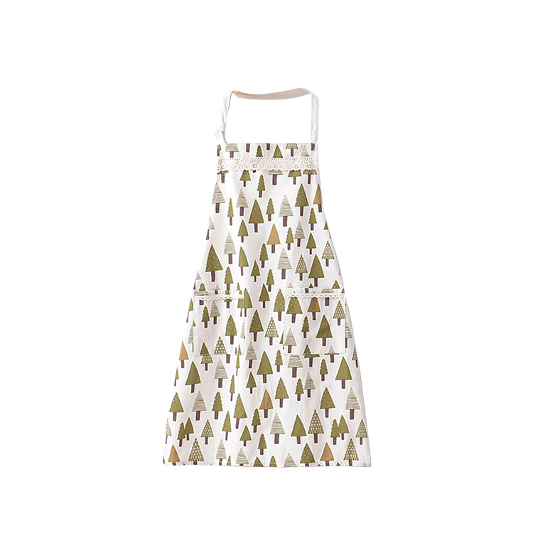 APA1137 Cute Cotton Apron with Funny Pine Patterns